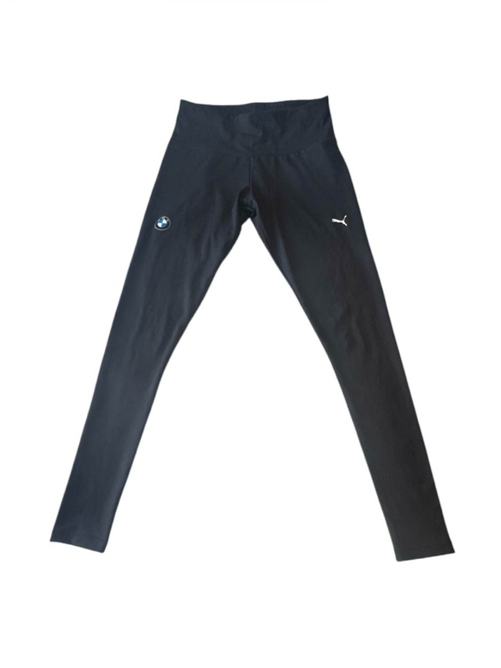 PUMA Women’s BMW M Motorsport Leggings Black XS | High-Waist Athletic Tights